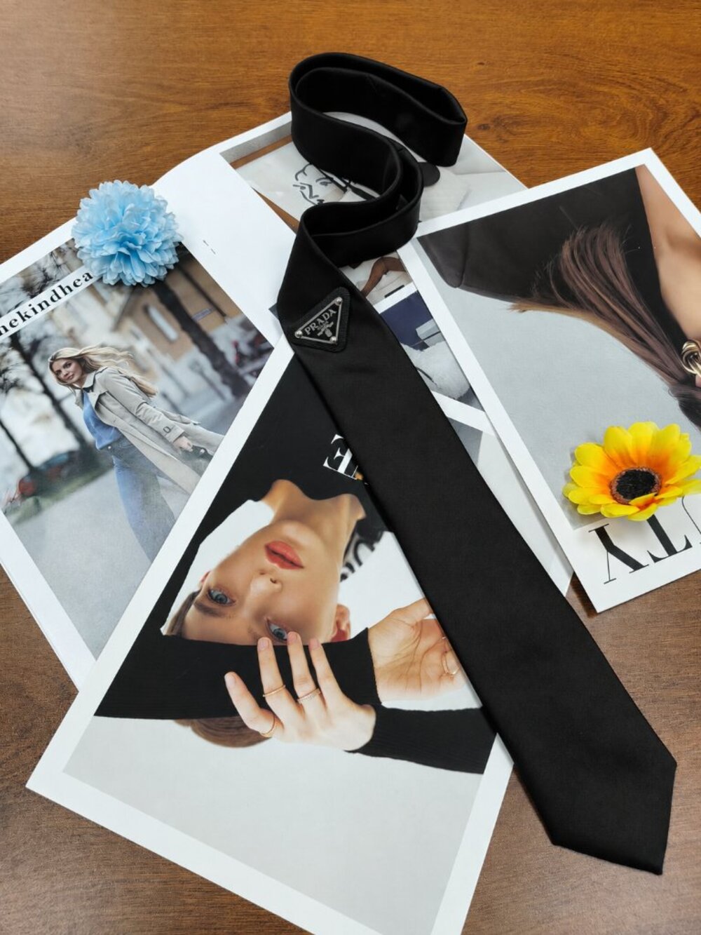 NWT Prada Unisex🖤Black Tie - Box Included😊